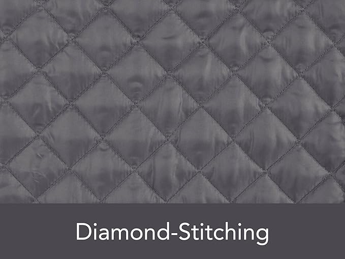 Covermates Keepsakes - Serveware Storage - Padded Protection - ID Window - Stain Resistant - Machine Washable - China Storage, Slate