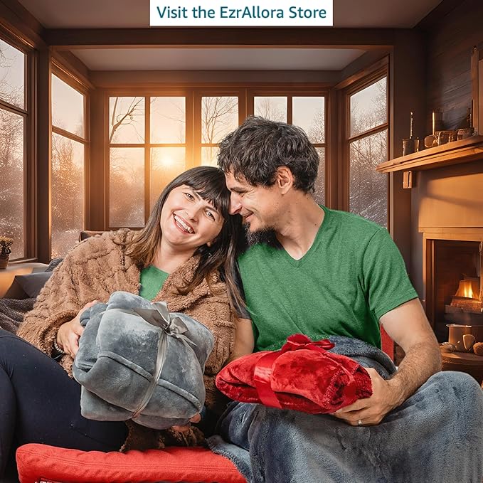 Boho Chic Wearable Blanket -No Sleeves Drape and Go - Lightweight Wrap Shawl - Lap Blanket - Gifts for Grandma and Mom (Jacquard - Anthracite)