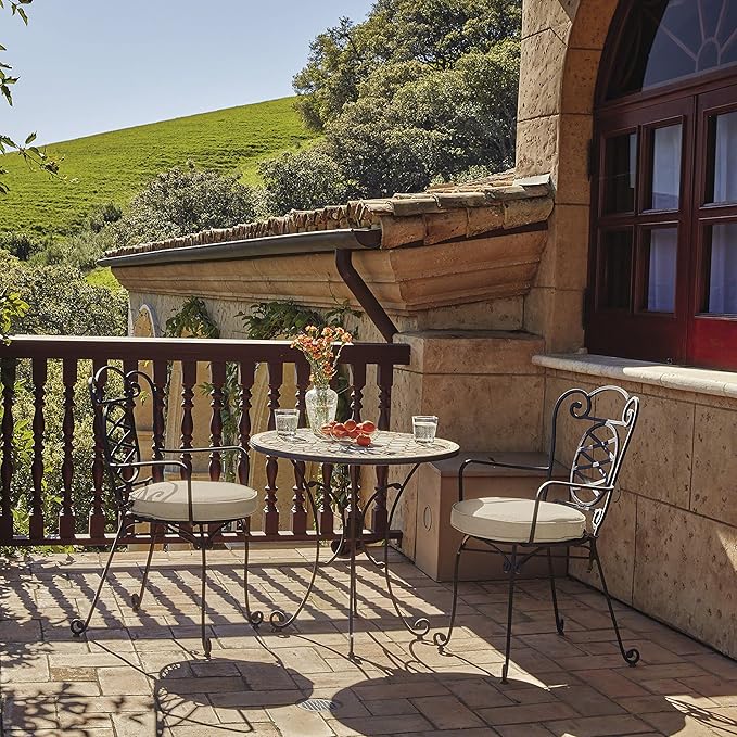 Classic Accessories Montlake Water-Resistant 21 x 22 x 4 Inch Patio Lounge Back Cushion, Antique Beige, Outdoor Loveseat Cushions