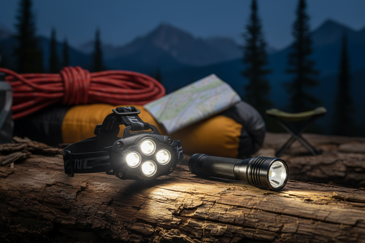 Headlamp or Flashlight