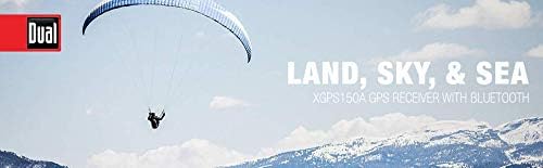 Dual Electronics XGPS150A Multipurpose Portable Universal Bluetooth GPS Receiver | Wide Area Augmentation System, Black