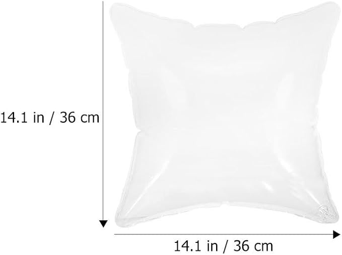 Transparent Pillow Bed Pillows Inflatable Couch Sofa Clear Water Resistant Inset Inflatable Throw Cushion Large Packing Filler Inflatable Cushion Outdoor Cushions Insert