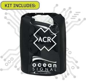 ACR ResQFlare E-Flare Safety Kit - Marine Electronic Boat Flare Meets USCG Daytime and Nighttime Coast Guard Boating Requirements, Emergency Flare for Boating, Marine Safety, Boat Survival