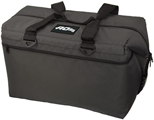 AO Coolers Ballistic Series Soft Cooler, Insulated and Leak Proof, 36-Pack, Black/Charcoal