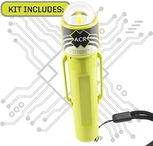 ACR ResQFlare E-Flare Safety Kit - Marine Electronic Boat Flare Meets USCG Daytime and Nighttime Coast Guard Boating Requirements, Emergency Flare for Boating, Marine Safety, Boat Survival