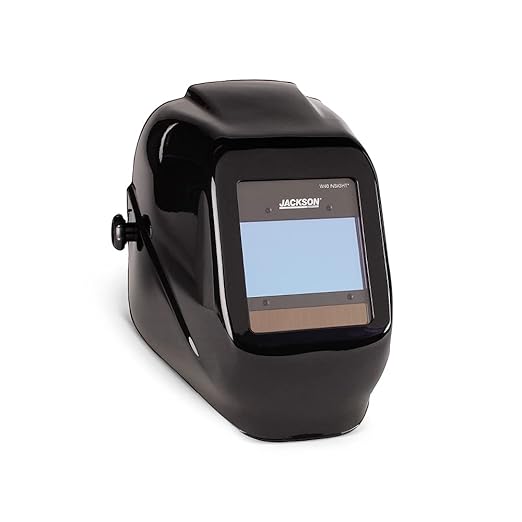 Jackson Safety Insight ADF Welding Helmet - Ultra Lightweight, Auto Darkening Welding Hood with HLX Shell Design - ANSI Z87.1 & CSA Z94.3