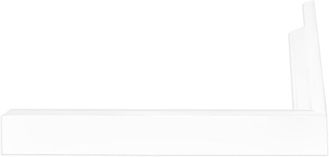 Frame My Mirror White Metal Framed Mirror, 20" x 60" Mirror for Bathroom, Metal Frame, True Reflections Glass, Pure White Finish, Stanton Design, Hangs Horizontally or Vertically, Made in USA