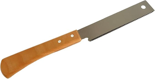 Small Hand Saw, 12in Wood Saw,Double-sided Teeth Wooden Handle Flat Saw Accurate Household Woodworking Flush Cutting Trim Tool for Garden, Pruning, Carpentry, Decoration Household Saws