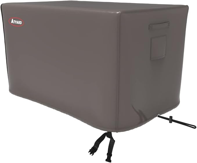 ATYARD 42-inch Outdoor Cover for Keter Unity (Small) Portable Table - UV Resistant, Breathable, All Weather (42" L x 24" W x 32" H) Brown