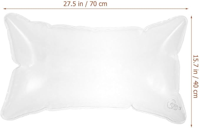 Transparent Pillow Sofa Cushion Clear Cushion Water Resistant Pillow Inset Inflatable Camping Hiking