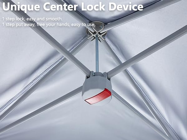 COOSHADE 13x13Ft Pop Up Canopy Tent Instant Folding Shelter 169 Square Feet Large Outdoor Sun Protection Shade(Grey)