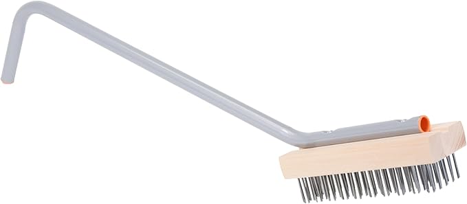 Prince Castle Grill Cleaner Brush, Coarse Char-Brush, Heavy-Duty Commercial Grade Grill Cleaning Brush and Char Cleaner