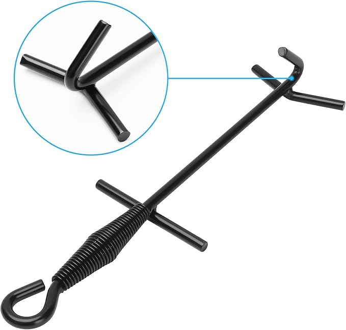 26" Campfire Fireplace Tongs,Folding Finish Camp Dutch Oven Lid Stand and Camp Cast Iron Dutch Oven Lid Lifter Outdoor Tools kits