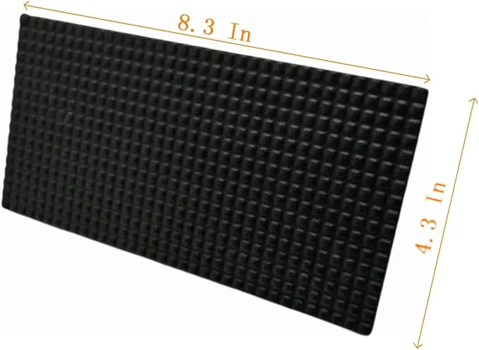 8.3"×4.3" Heavy-Duty Cast Iron Grill Burger Press and Meat Steak with Wood Handle for Blackstone Camp Chef Pitboss Weber Griddle Grills (Rectangle)