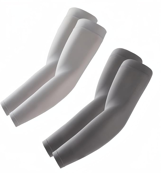 Arm Sleeves, Cooling UV Sun Protection Sports Compression for Men/Women