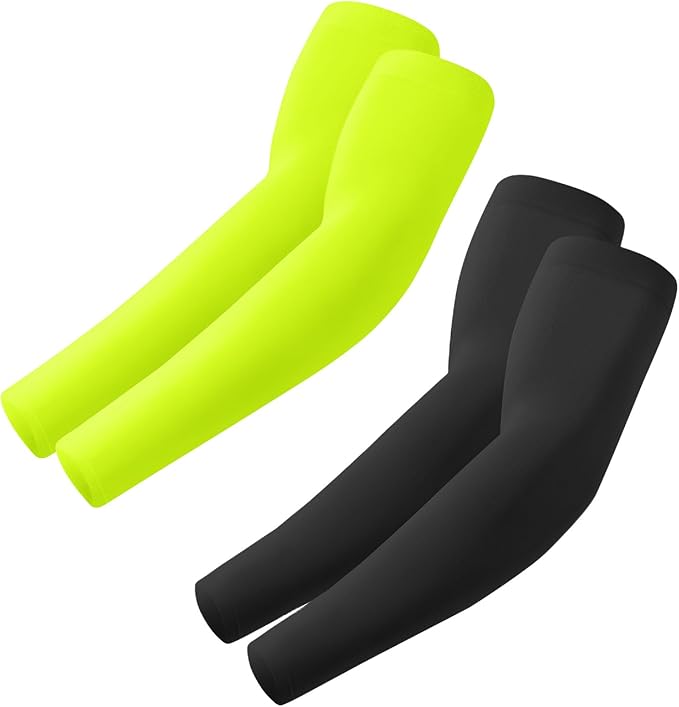 Arm Sleeves, Cooling UV Sun Protection Sports Compression for Men/Women