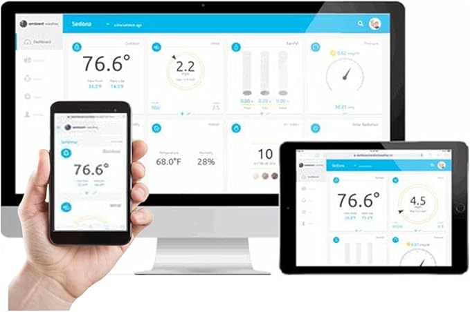 Ambient Weather WS-5050 Ultrasonic Smart Weather Station