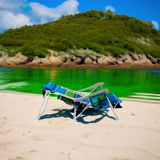 Homevative Backpack Fold-Up Beach Chair, 5 Positions, Towel bar, Cooler, Storage Pouch, Cup Holder and Phone Pocket