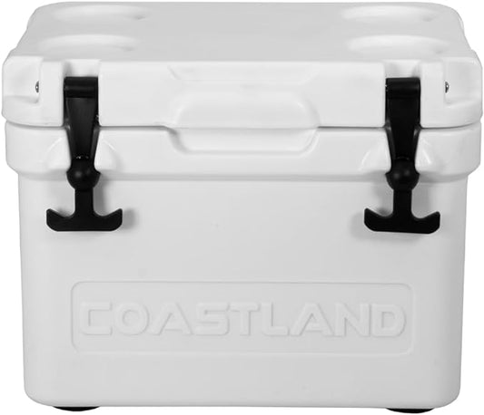Coastland Bay Series Cooler Premium Everyday Use Insulated Rotomolded Cooler, Small Ice Chest for Tight Spaces, Soccer Games, & Tailgates