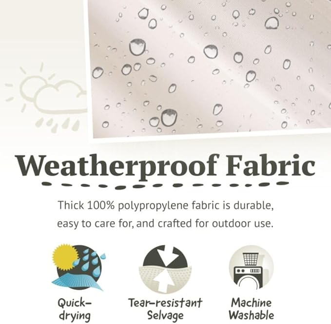 LA SIESTA Brisa Classic Hammock with Suspension Tree Straps, Handmade, Weather-Resistant, Tear-Resistant Hammock for Indoor & Outdoor Relaxation, Size-Double - Vanilla