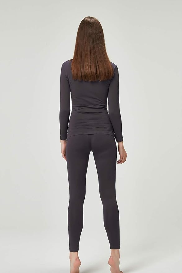 DEVOPS Women's Thermal Underwear Long Johns Top & Bottom Set