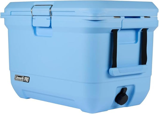 Coleman Pro Heavy-Duty 45qt Ultra-Light Premium Hard Cooler, Extra-Thick Insulation Keeps Ice up to 4 Days, 74-Can Capacity