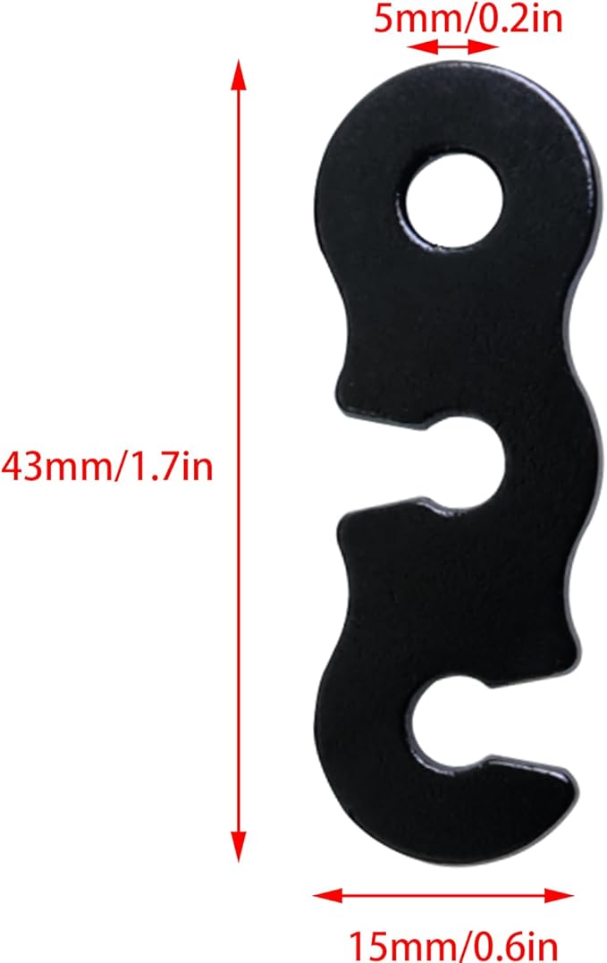 ZCZQC 25PCS Rope Tensioner Aluminium Camping Tent Cable Rope Adjuster Backpacking Ultralight Tent Stake Cable for Camping Gear Hiking Sleeping Bag Black