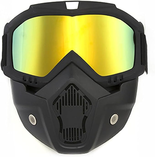 Auto Darkening Welding Helmet, Anti-Glare UV Welding Mask, Anti-Glare,Dust Protection,Detachable Face Shield Large Viewing Welding Hood,Can Be Used for Welding and Cycling (orange)