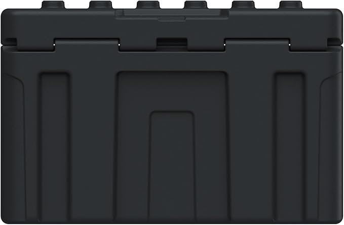 CAMP-ZERO Premium 78L Cargo & Equipment Storage Case with Coated Stainless Steel Latching and Locking System (Black)