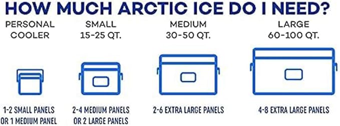Arctic Ice Chillin' Brew Series Long Lasting Reusable Ice Pack - Freezes at 28° Fahrenheit - Designed to Keep Beverages Colder Than Ice