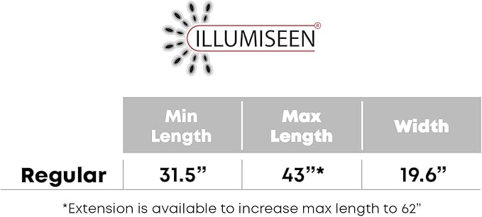 ILLUMISEEN LED Reflective Belt Sash | High Visibility LED Lights with 2 Lighting Modes | Adjustable Quick Release Buckle | USB Rechargeable, No Batteries Needed | Weatherproof Professional Safety Gear