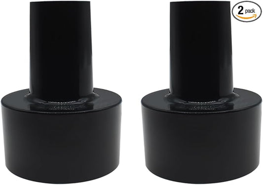 2PCS Vacuum Cleaner Hose Adapters Universal Black Vacuum Cleaner Replacement Accessories for Wet Dry Shop Vac Cleaner