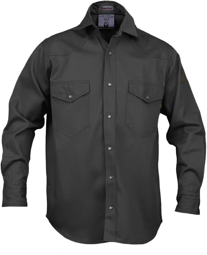 Flame Resistant FR Welding Shirt - 100% C - 9 oz
