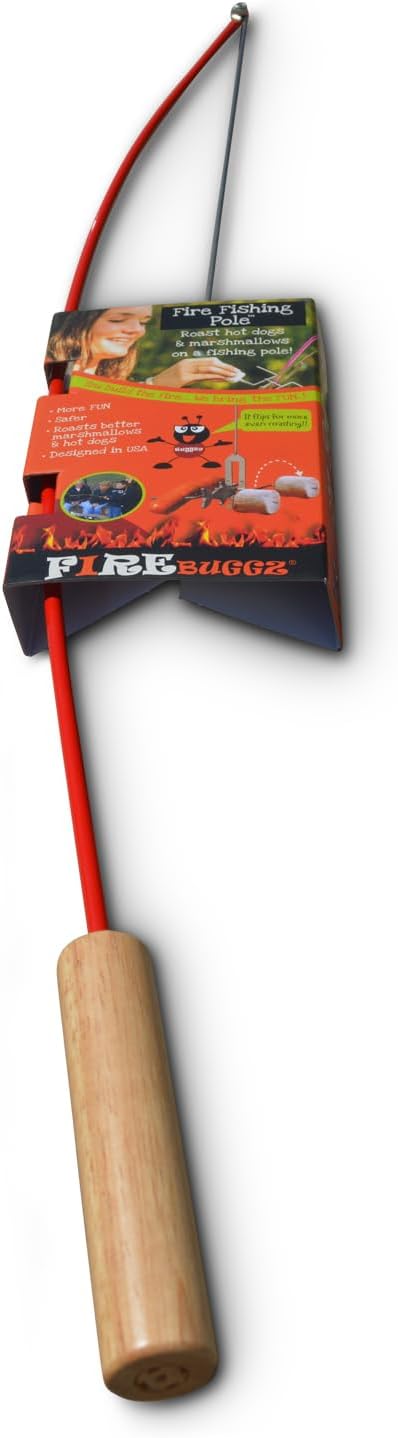 Campfire Roasting Sticks – Smore Sticks & Hot Dog Skewers for Fire Pit Cooking – Camping Essentials & Must Haves Campfire Accessories for Family Fun Outdoors