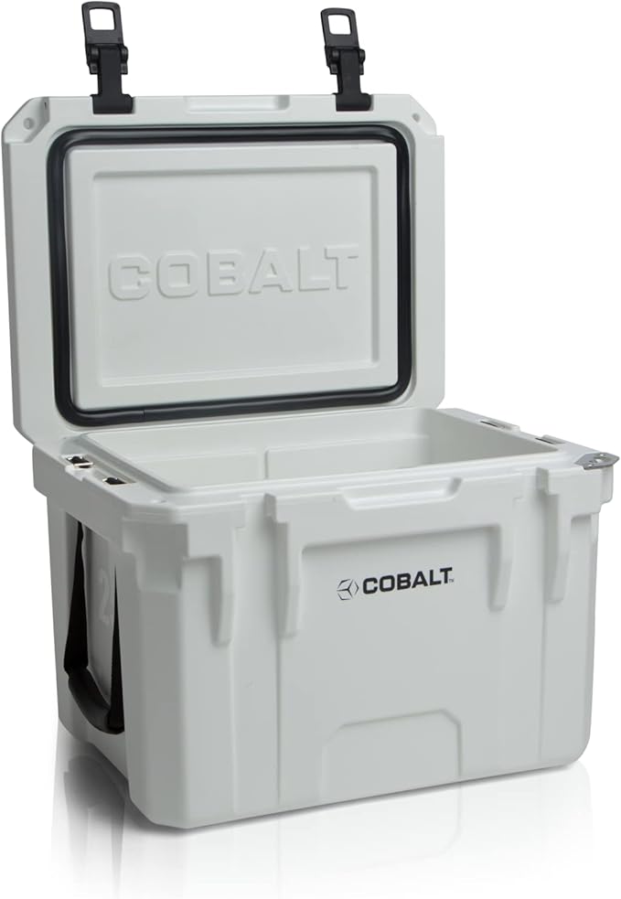 Cobalt 25 Quart Roto-Molded Super Ice Cooler | Large Ice Chest Holds Ice Up to 3 Days |
