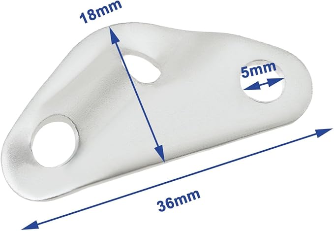 SING F LTD 20Pcs Guyline Cord Adjuster Tent Tensioners Triangle Wind Rope Buckle Aluminum Alloy Pull Rope Slide for Outdoor Tent Canopy Poles 36x18x5mm Silver