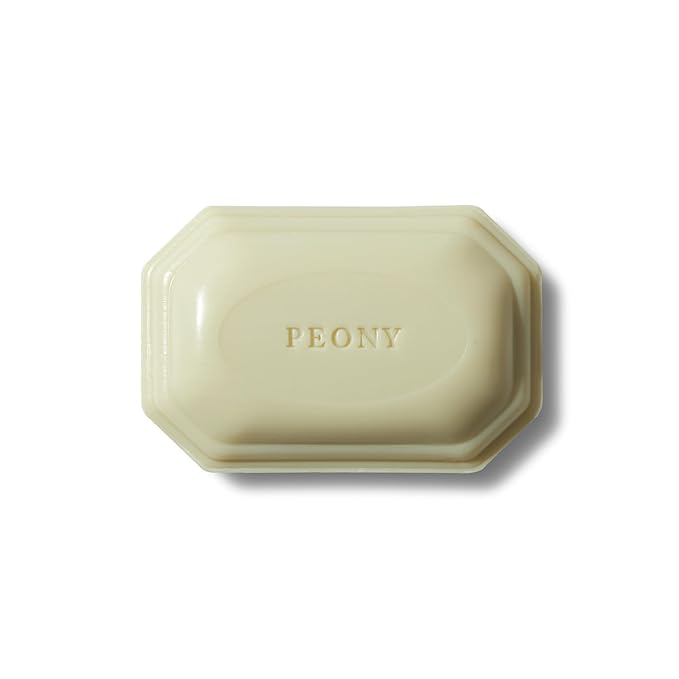 Caswell-Massey Peony Natural Bar Soap for Women, Moisturizing Body Soap Bar for All Skin Types, Made with Essential Oils & Plant-Based Formula for Soft Skin, 3.5 oz