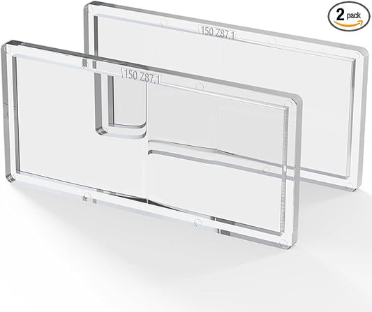 ARCCAPTAIN 2PCS Welding Cheater Lens Magnifying Lens, 1.5 Magnification, 2" x 4.25", Compatible with Most Welding Helmets