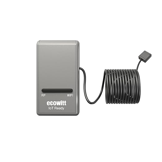 ECOWITT Wi-Fi Gateway Weather Station, with Built-in Temperature, Humidity, and Barometric Sensors, IOT Ready, Supports Ecowitt Sensors Developed, USB Power, 915 MHz