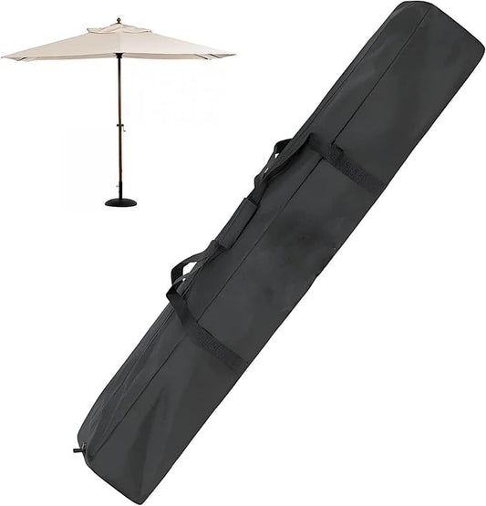 67 Inch Waterproof Umbrella Storage Bag for Outdoor Beach Umbrella bag, Oversized Hammock and Steel Stand With Handles and Zippers,Tent Pole Bag,Travel Sports Equipment Bag,Black
