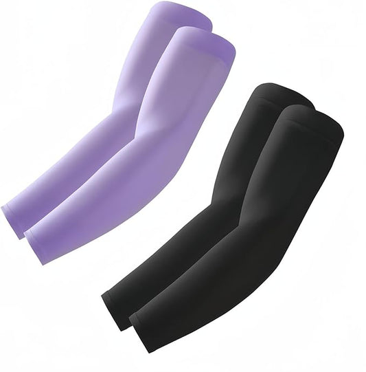 Arm Sleeves, Cooling UV Sun Protection Sports Compression for Men/Women