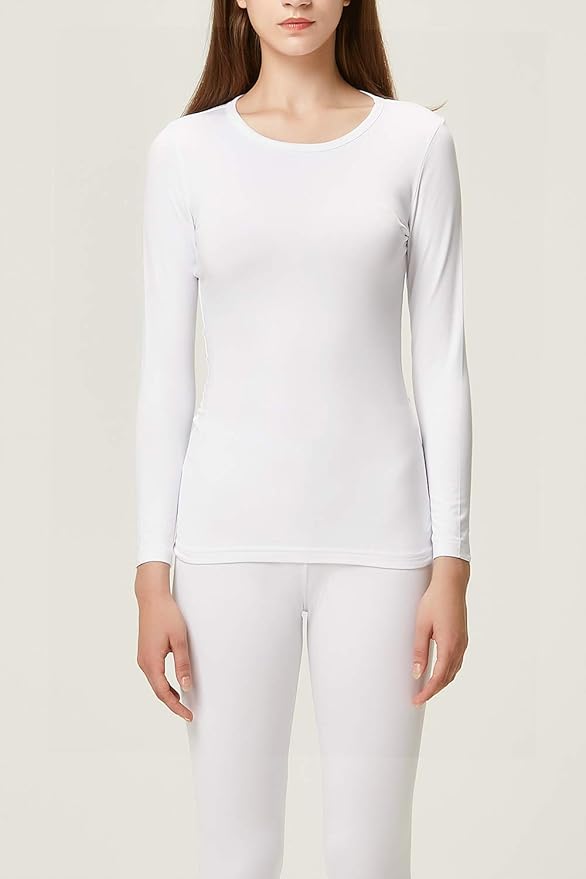 DEVOPS Women's Thermal Underwear Long Johns Top & Bottom Set