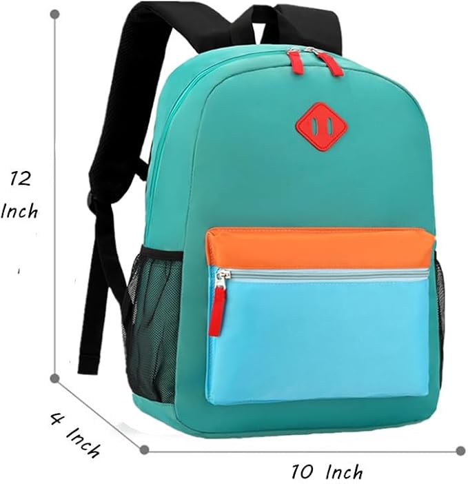 Preschool Backpack Kindergarten Toddler School Backpacks 2-4 Years for Boys and Girls with Chest Buckle (Lake Green Blue, Small-12 H(not Fit Folder))