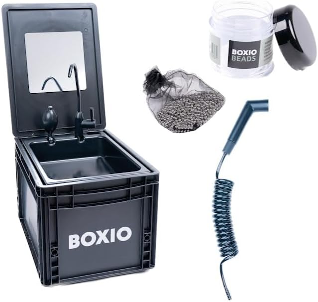 BOXIO - Portable Sink - Compact Mobile Sink for Camping, Garden, Outdoor Events, Worksite, RV, Indoor