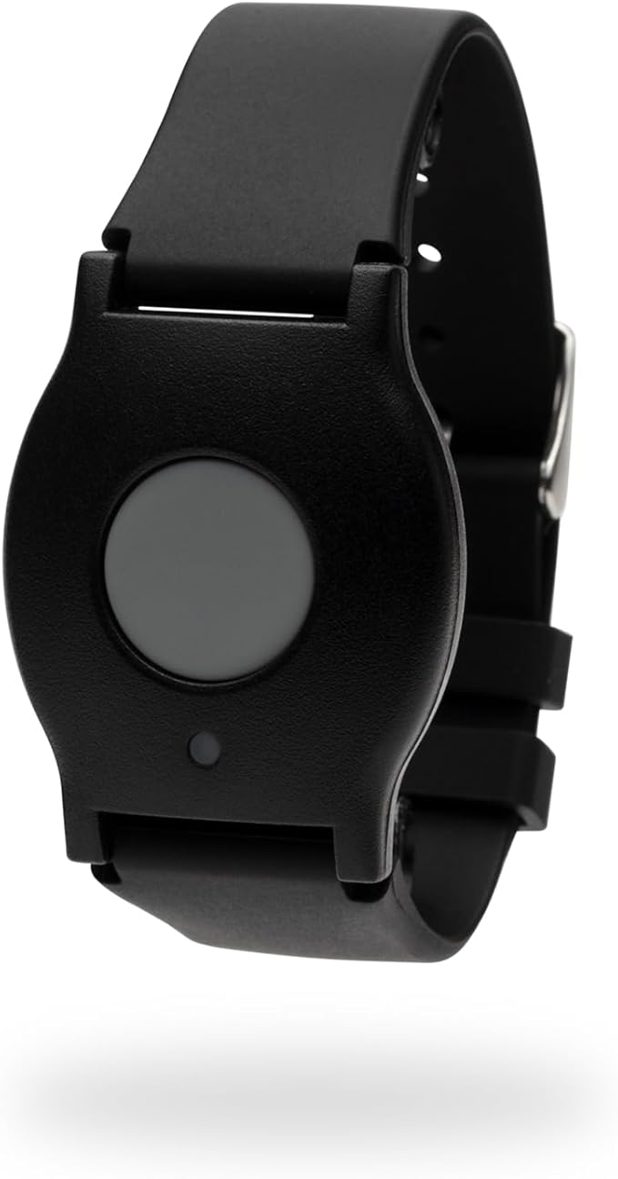 ADT - On-The-Go Mobile Medical Alert System for Seniors - GPS Capabilities, Included Waterproof Wearable Panic Button, 24/7 U.S. Based Monitoring (Black Wristband)