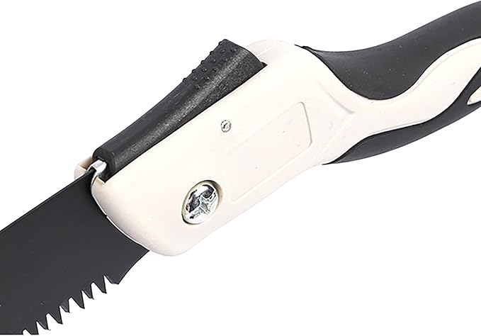 Folding Saw with Rubber Handle, 24.8 Inch Manganese Steel SK-5 Blade Pruning Saw for Hunting, Gardening, Camping and Trimming (blade 29cm)