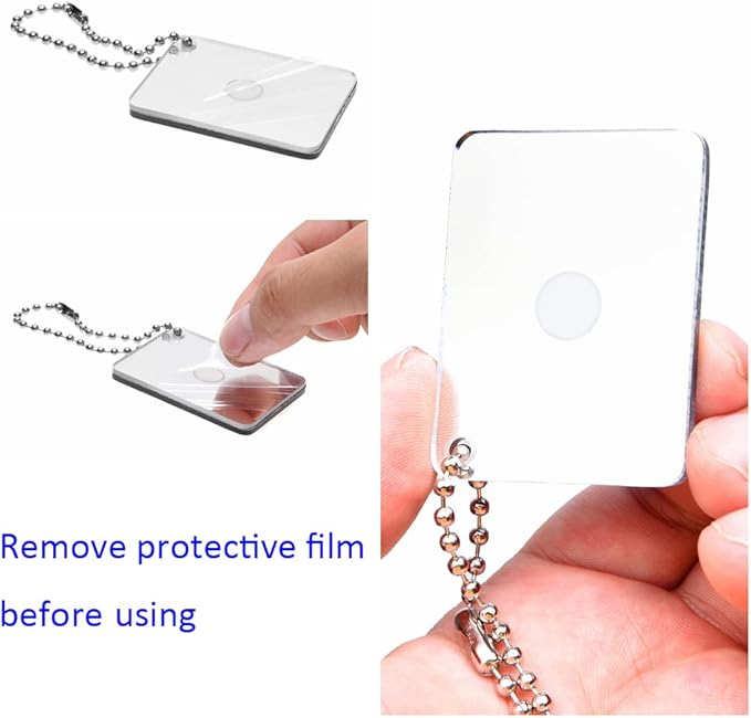 Eco-Fused 2X Survival Whistle and 2X Signal Mirror - Outdoor Survival Kit Rescue Flash Mirror - Clip-on Whistle with Lanyard - Backpacking, Camping, Marine Use, Outdoor Activities