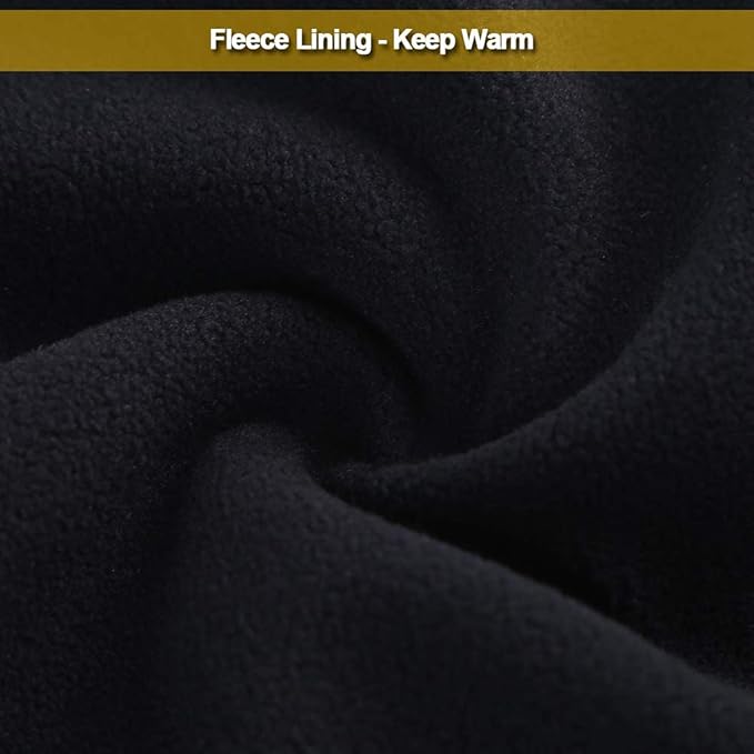 Cold Weather Balaclava Ski Mask, Water Resistant and Windproof Fleece Thermal Face Mask, Cycling Motorcycle Neck Warmer Hood Winter Gear for Men Women