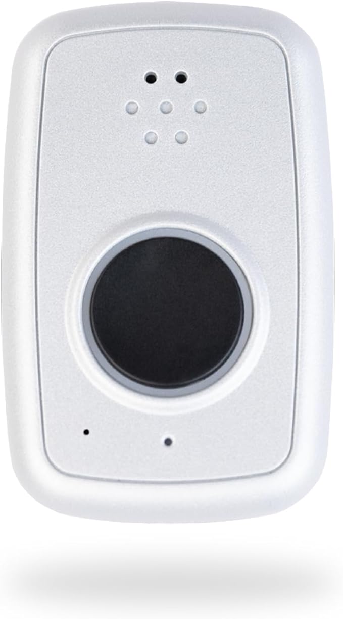 ADT - On-The-Go Mobile Medical Alert System for Seniors - GPS Capabilities, Included Waterproof Wearable Panic Button, 24/7 U.S. Based Monitoring (White Wristband)