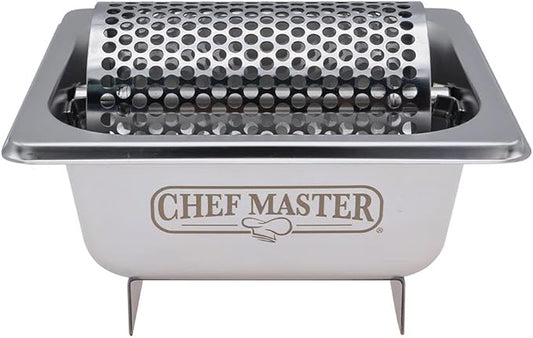 Butter Spreader Wheel, Griddle Butter Roller Saver That Can Hold 3 Sticks of Butters, Stainless Steel Butters Spreader for Breakfast, Tailgating, Picnics, Camping, Griddle Tools by Chef Master - 90244